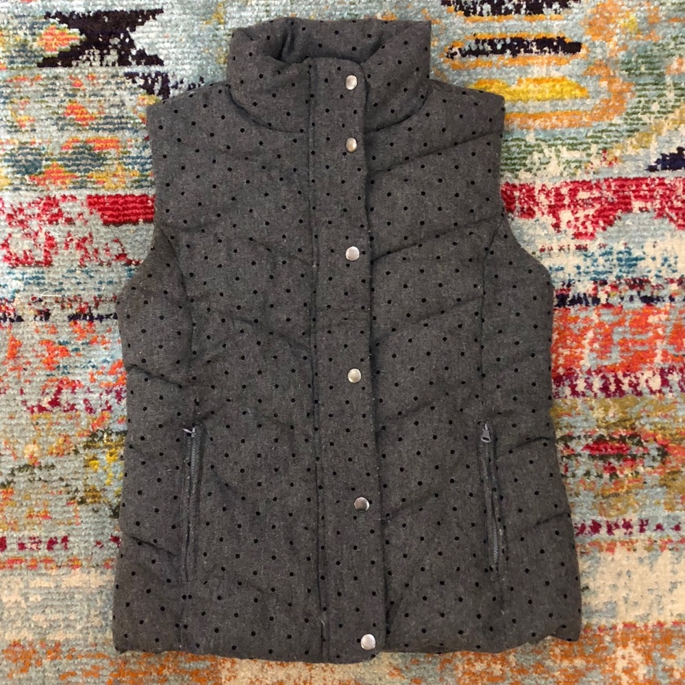 Gap Outdoor Edition Flocked Wool Puffer Vest
